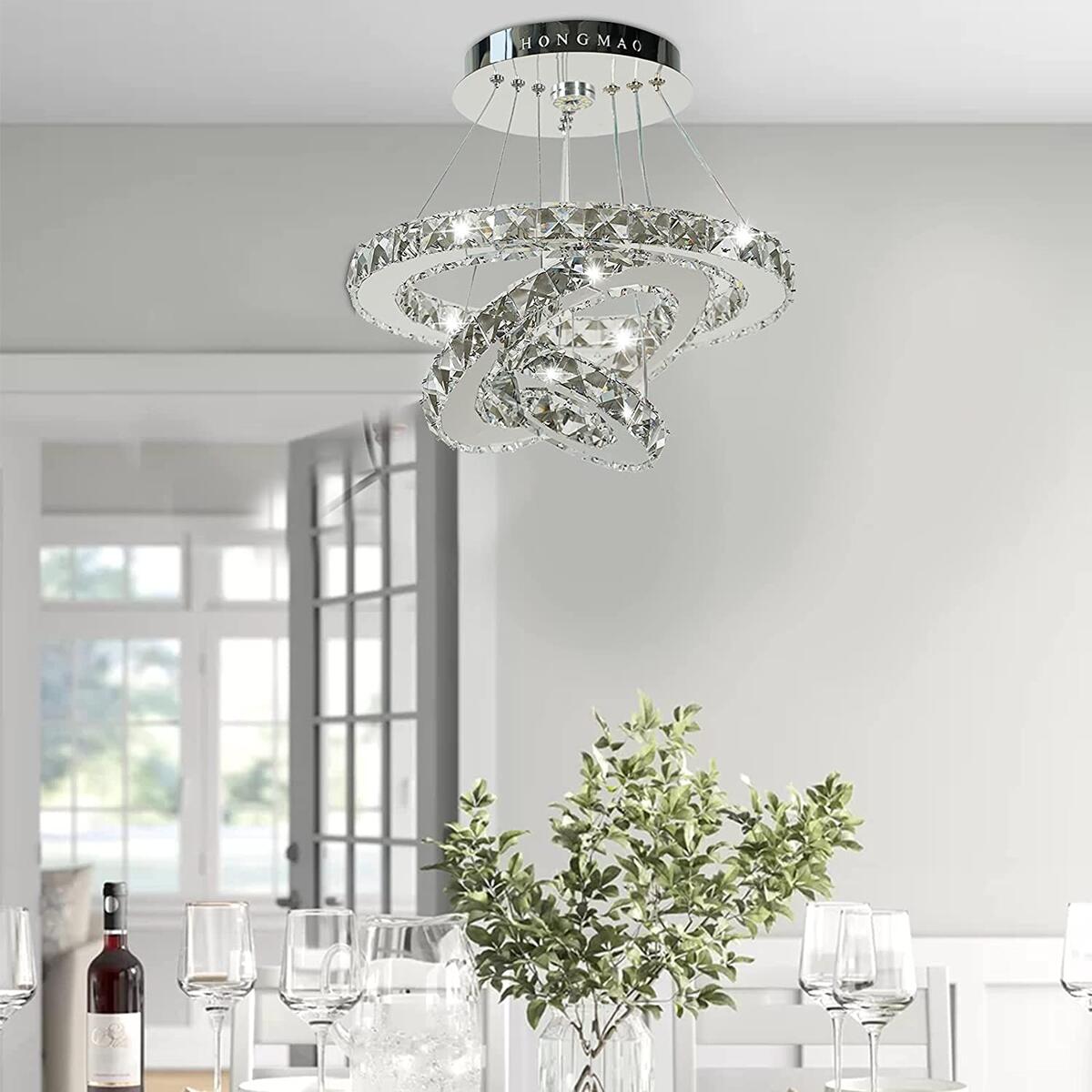 Hongmao Modern Crystal Chandeliers Deals - RebateKey