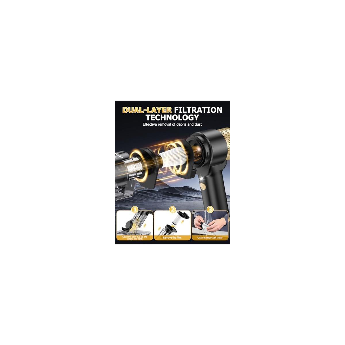 Ahnr Handheld Car Vacuum Promo Code - RebateKey