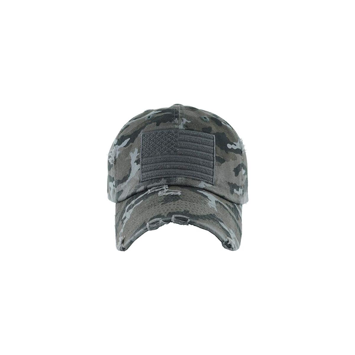 Funky Junque Distressed Vintage Baseball Cap - Embroidered Patch Women's Hat - Holiday, Lifestyle & Patriotic Designs