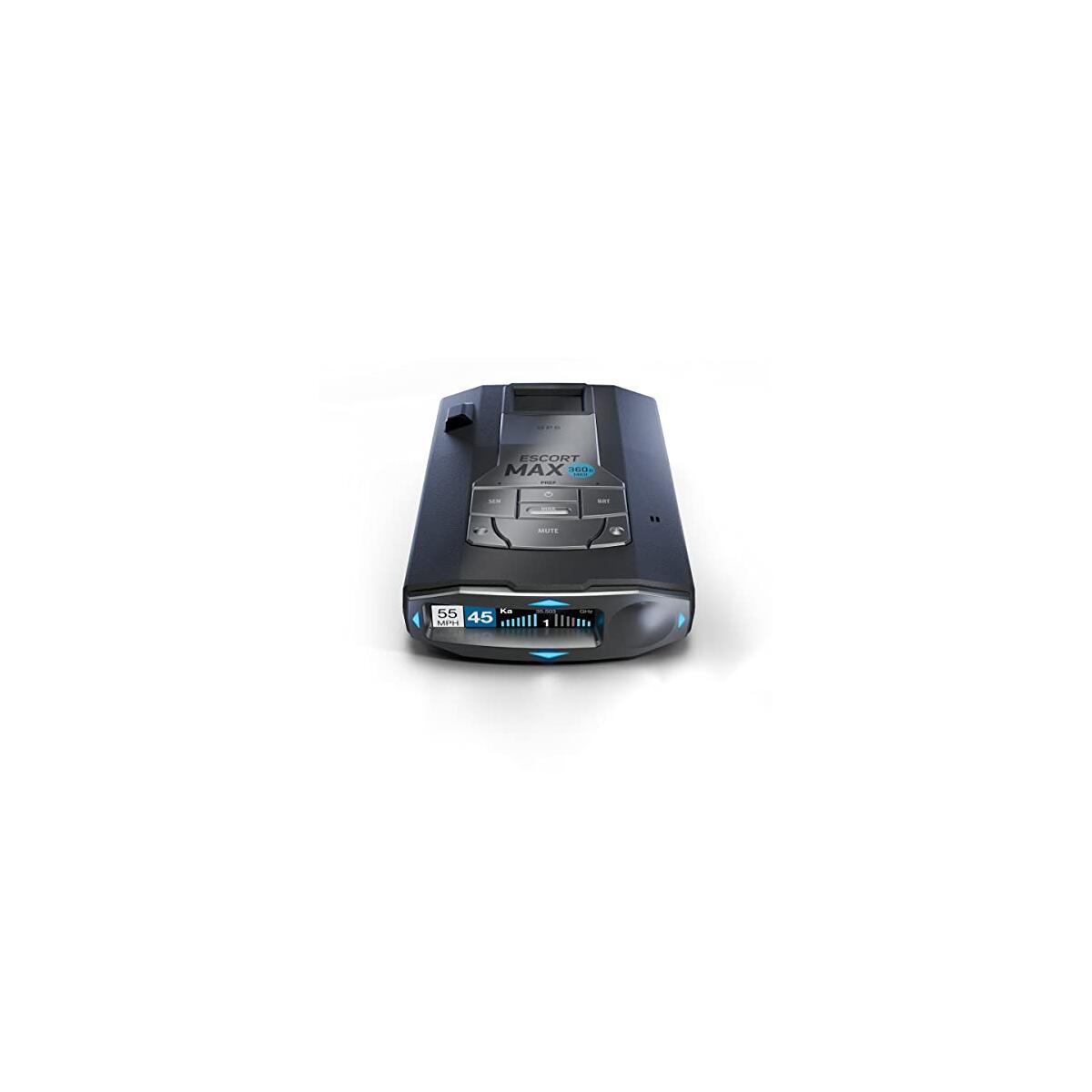 Escort MAX 360c MKII Laser Radar Detector - Dual-Band Wi-Fi and Bluetooth Enabled, 360&deg; Directional Arrows, Exceptional Range, Shared Alerts, Apple CarPlay and Android Auto Compatible, Black