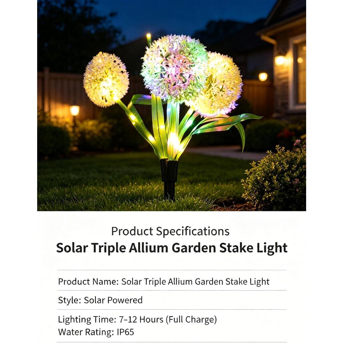 Head Allium Flower Solar Promo Codes - RebateKey