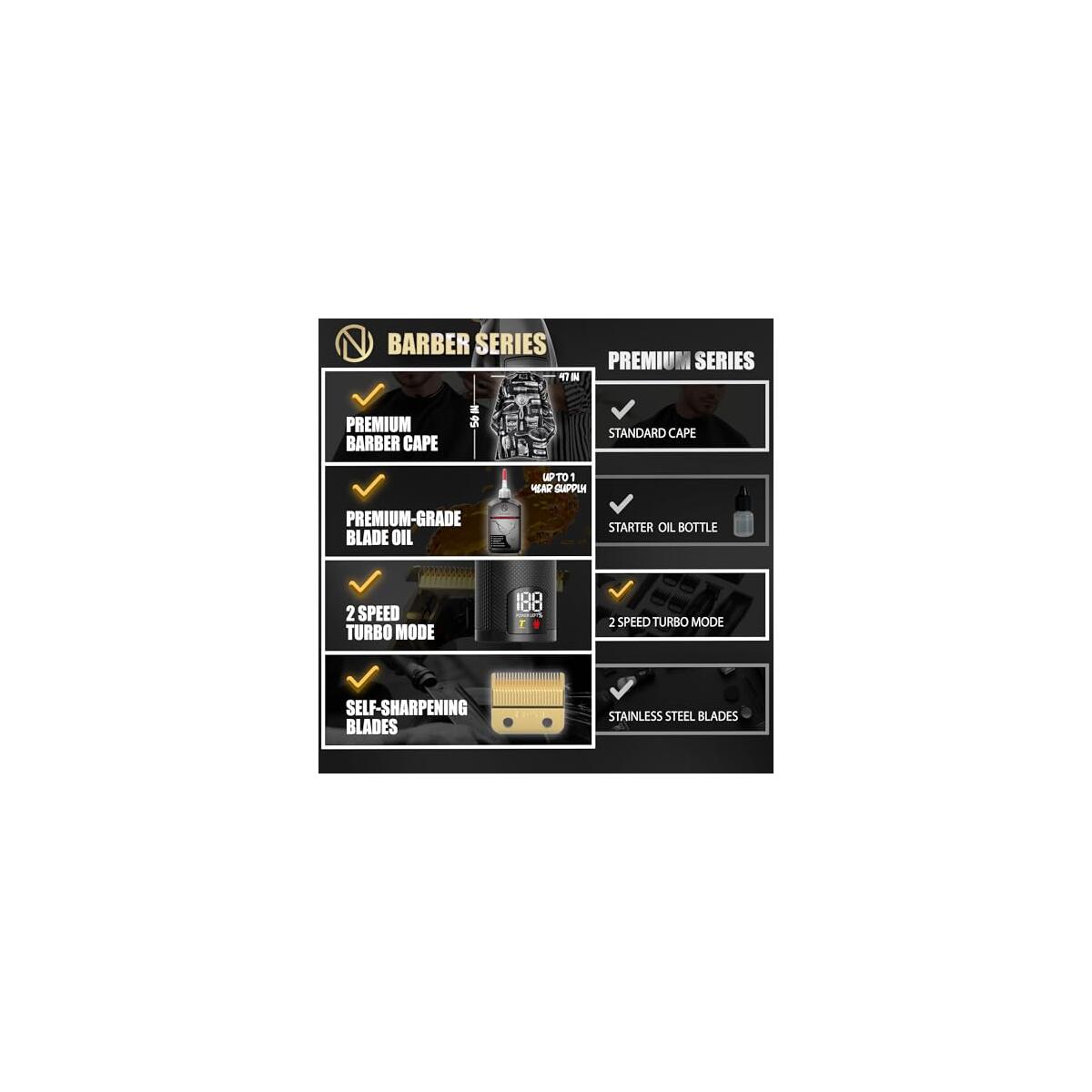 Novah Professional Hair Clippers 1 Deals - RebateKey