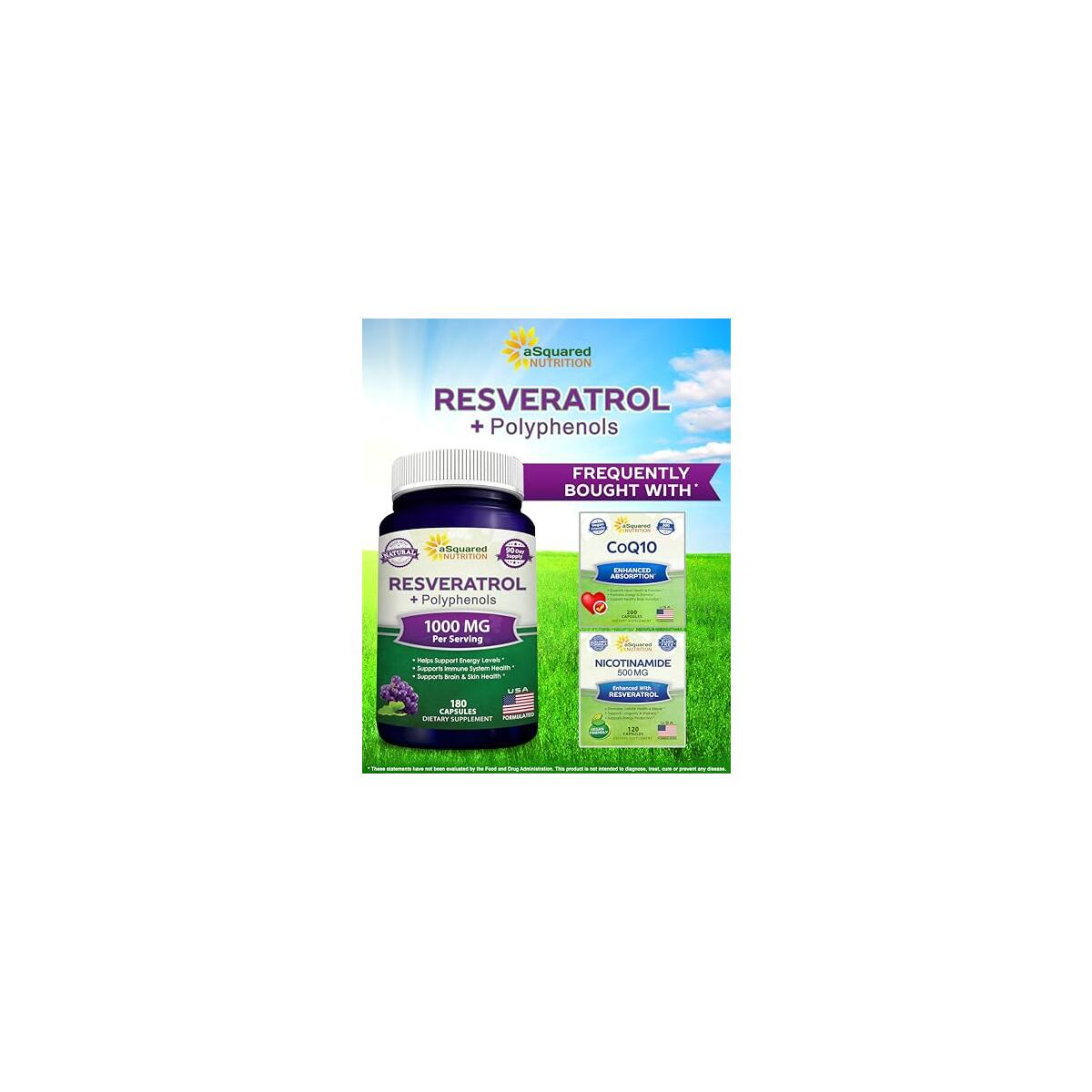 Asquared Nutrition Natural Resveratrol Deal - RebateKey