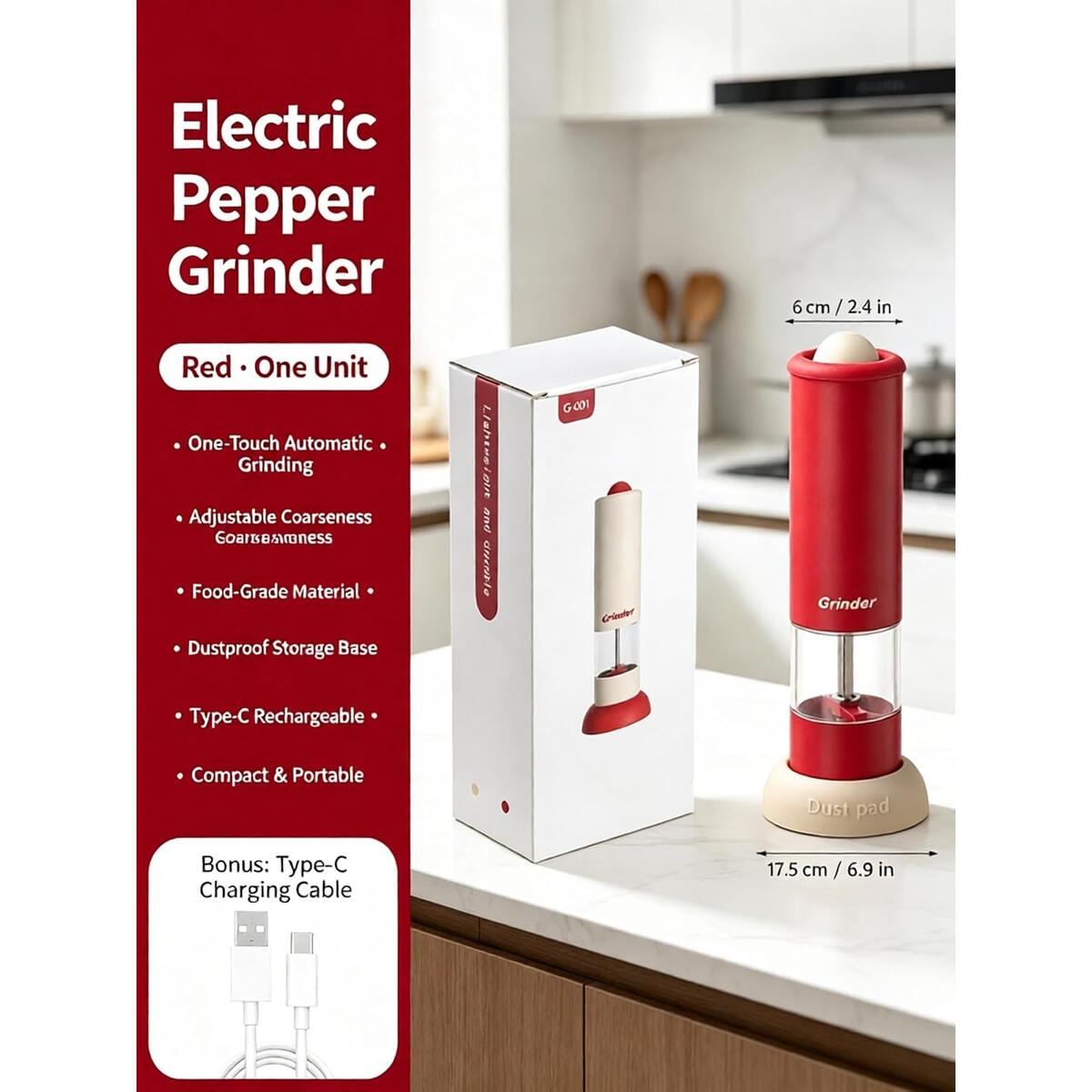 Electric Pepper Grinder With Coupon - RebateKey
