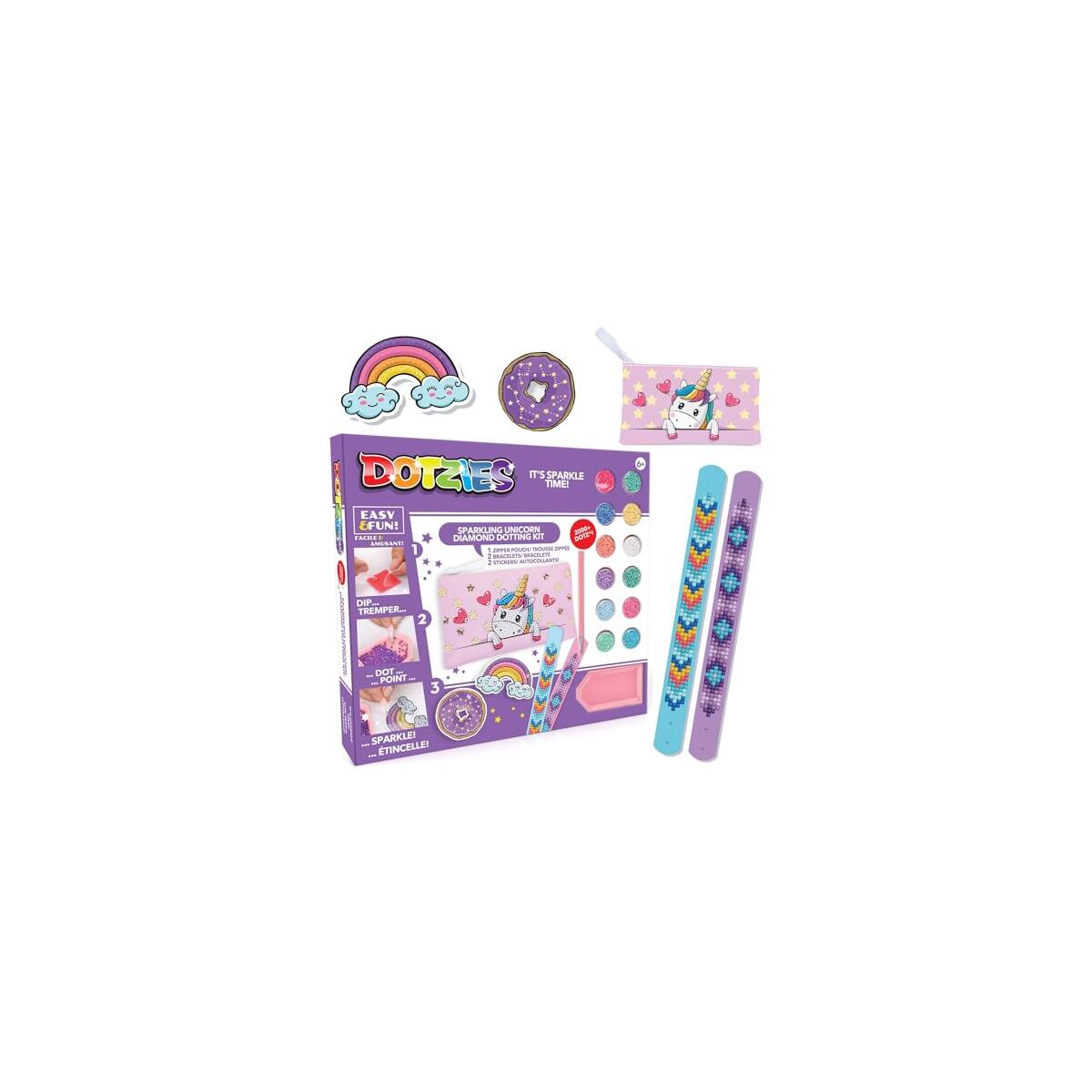 Diamond DOTZ &reg; - Dotzies Unicorn Activity Set, Diamond Art Kits for Adults, Diamond Painting Kits Adults, Kits, Diamond Art Adults, Diamond Painting Adults, Adults Diamond Art