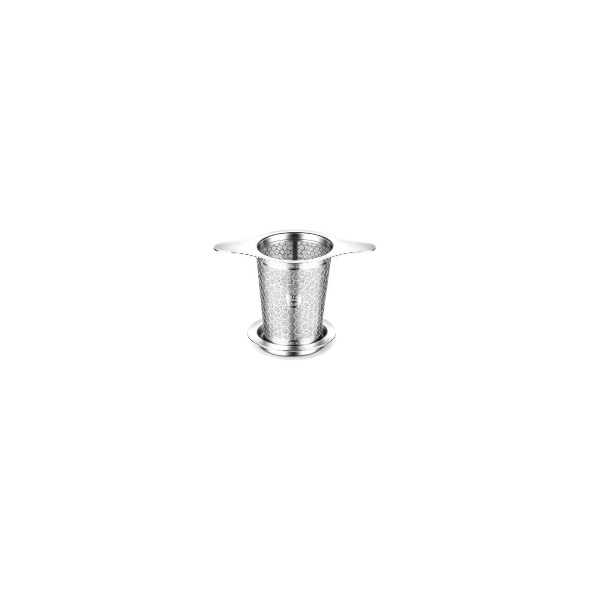 316 Stainless Steel Tea Infuser with Lid & Drip Tray