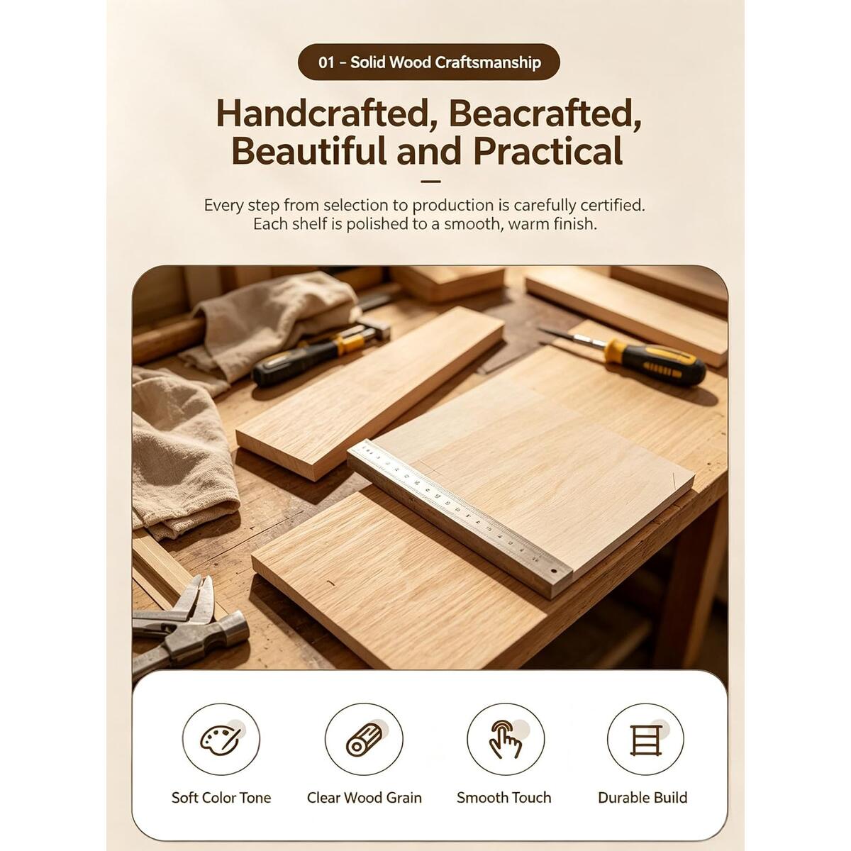 Floating Solid Pine Wood Coupon - RebateKey