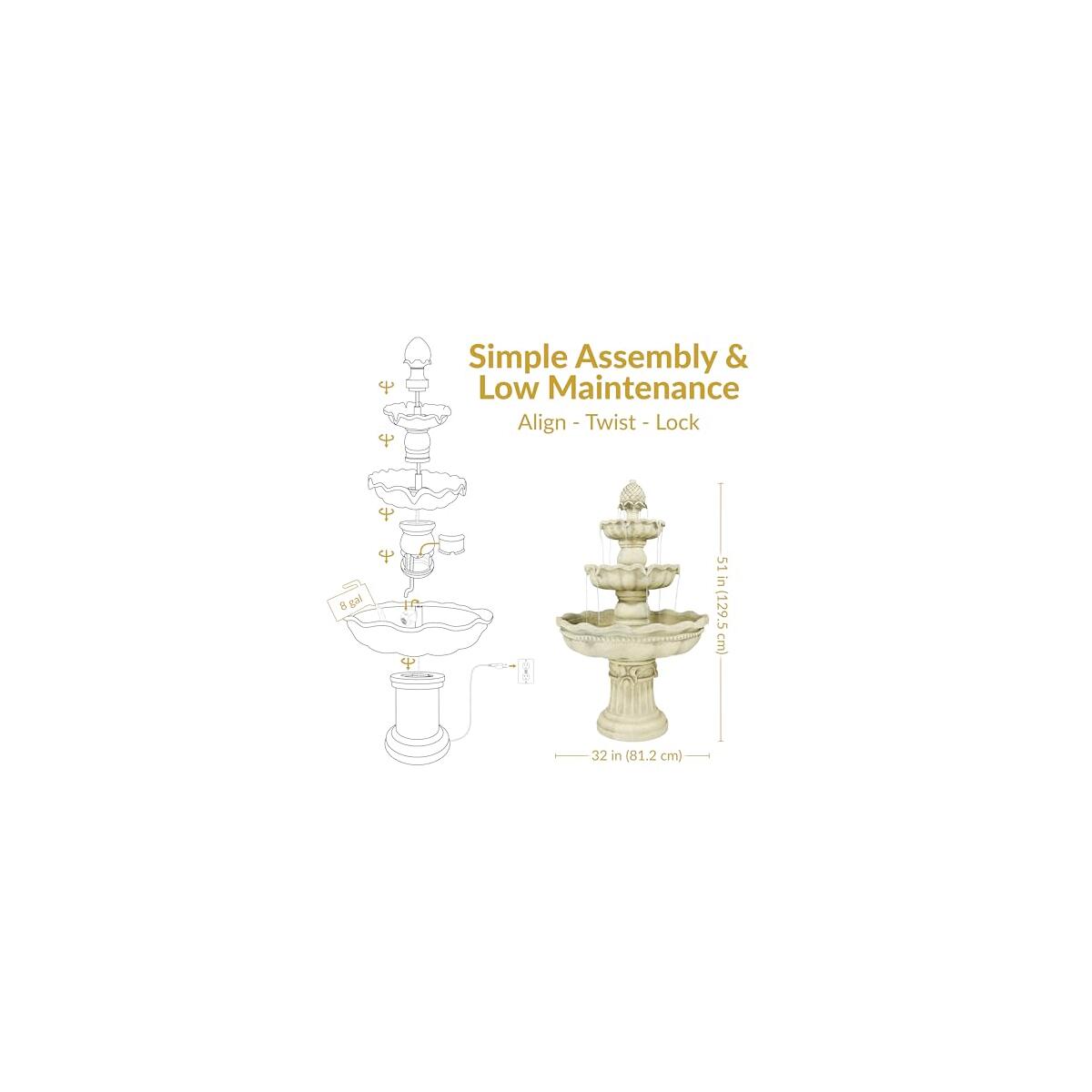 Sunnydaze Inch Electric Water Deal - RebateKey