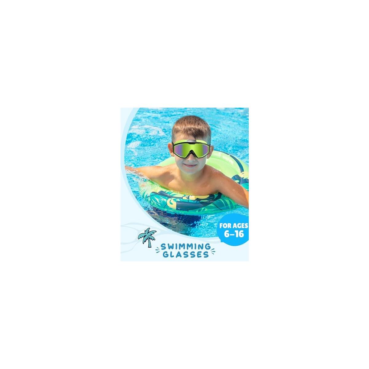 Nssiw Swim Goggles Swimming Kids Goggles Anti Fog Deal - RebateKey