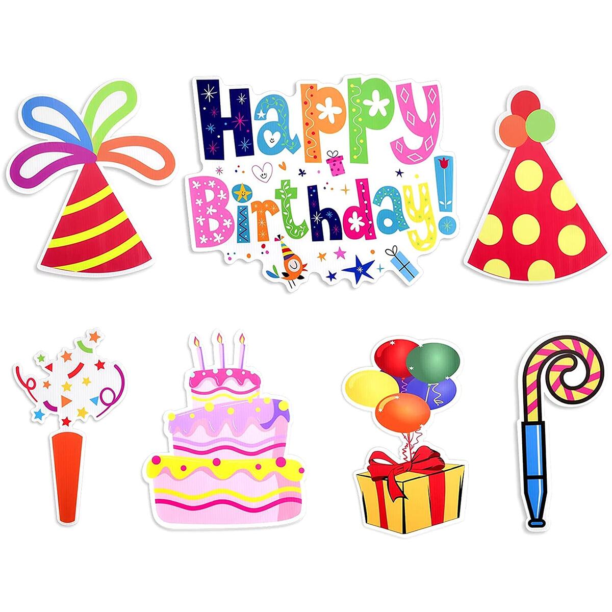 Happy Birthday Lawn Decorations Deal - RebateKey
