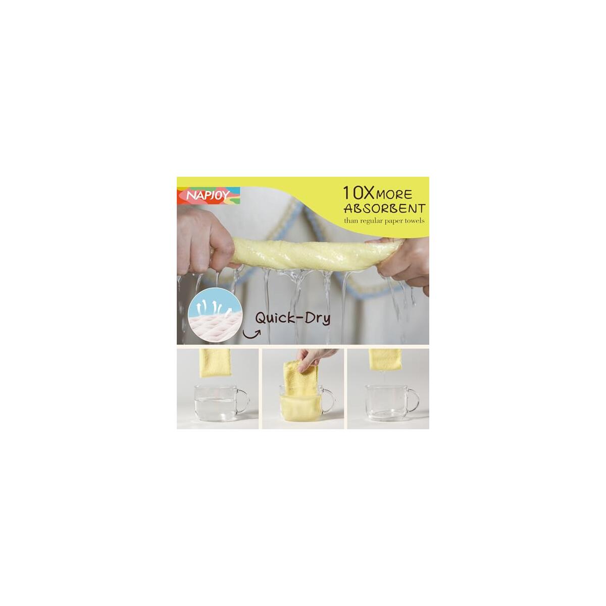 Napjoy Microfiber Cleaning Cloth Roll 2 Promo Codes - RebateKey