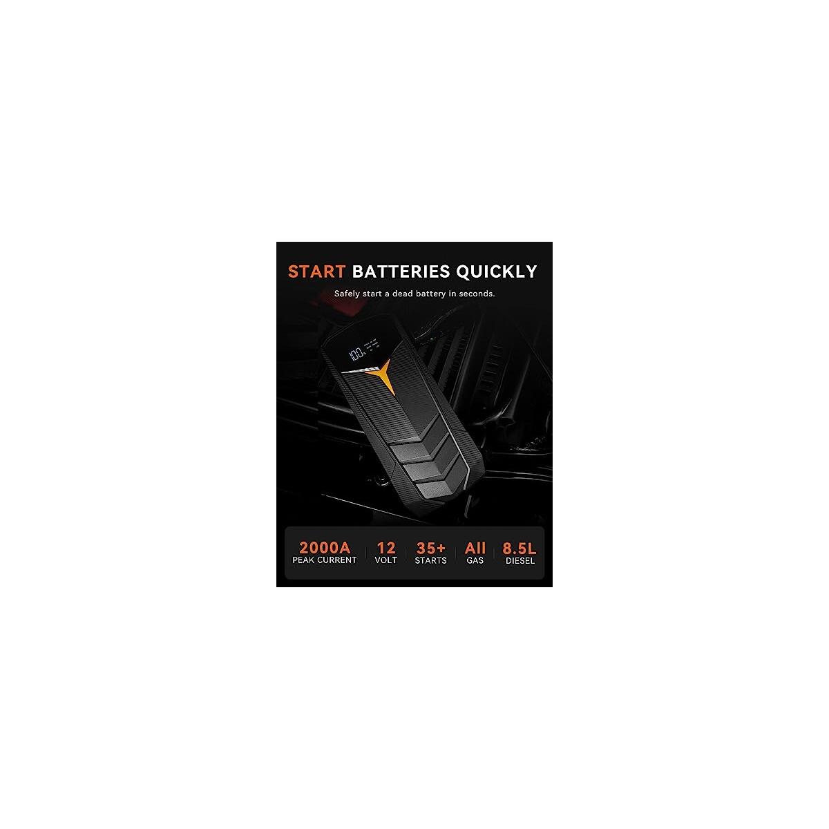 Sunpow Lithium Jump Starter Battery Pack 2000a Pea Deals - RebateKey