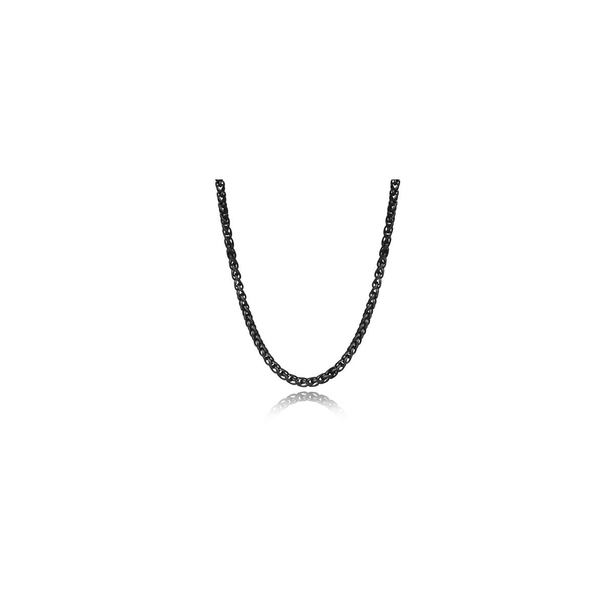 Men’s Stainless Steel Chain Necklace, 316L Steel, 18K Gold Plated or Matte Black, 22 & 24 Inch, Heavy Durable Link Jewelry