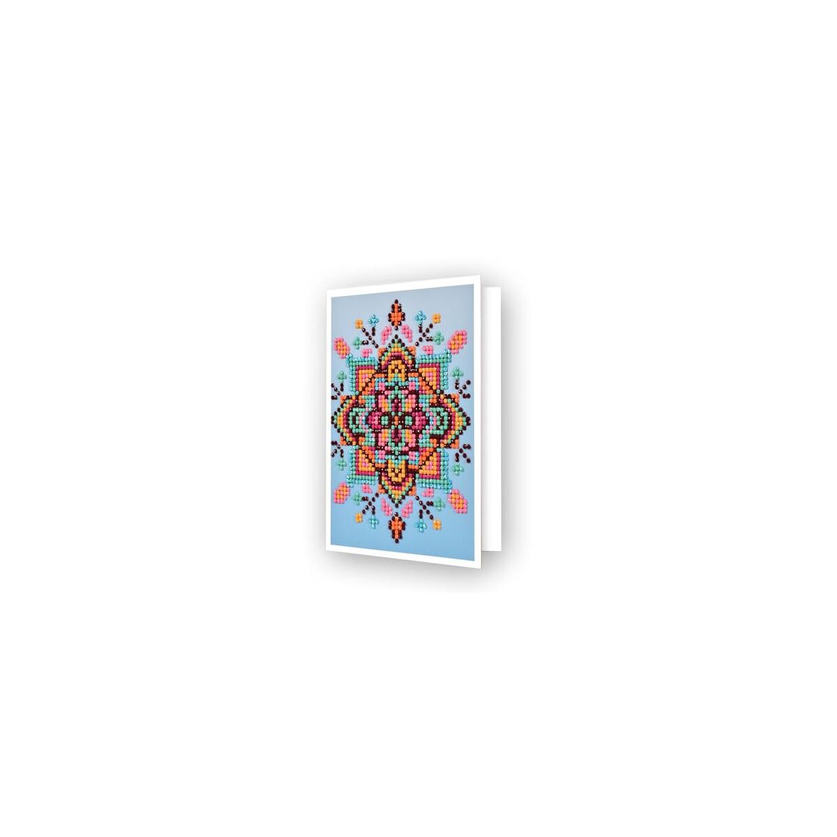 DIAMOND DOTZ Blue Star Diamond Art Cards, Handmade Diamond Painting Cards Kit, Handmade Greeting Kits for Thank You Notes and Special Occasions