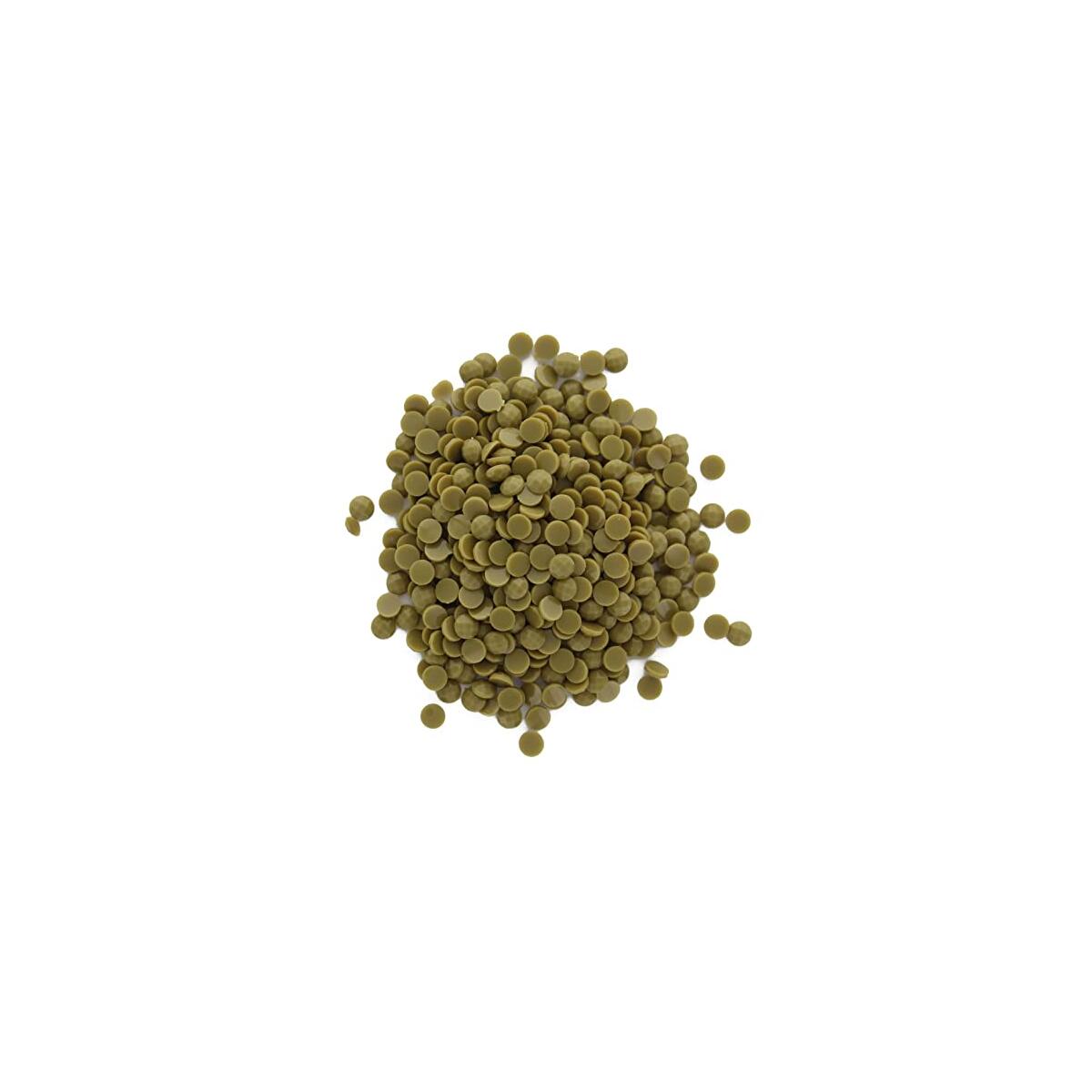 Diamond Dotz 2.8MM 12G Cylinder Green Gold - Freestyle Diamond Painting Beads, Diamond Art Beads, Replacement Drills, Loose Gems for DIY Crafts and Art Projects