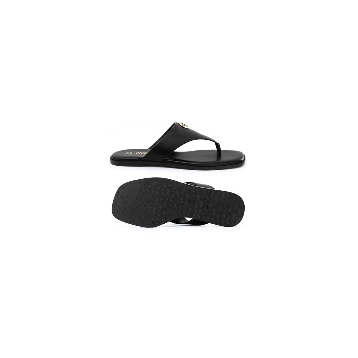 Womens Flip Flops Square Toe Thong Flat Sandals Deal - RebateKey