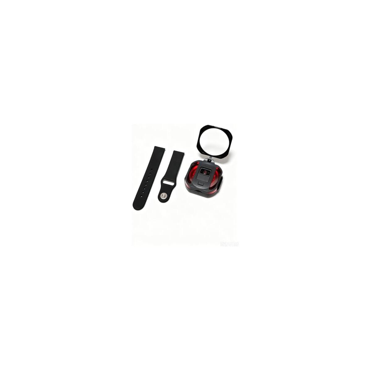 Wrist Bike Mirror with Gravity Sensor LED Light 48mm