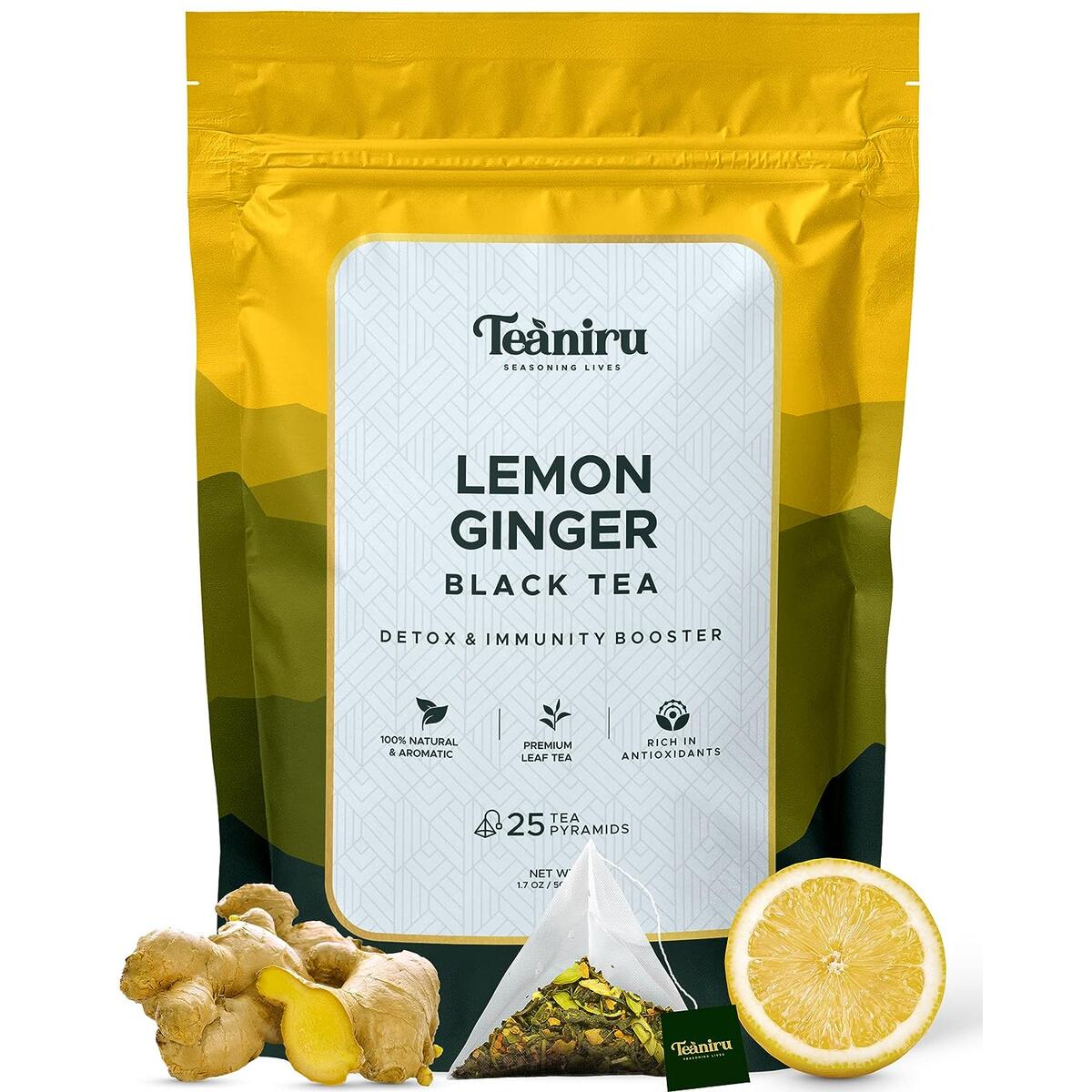 Teaniru Lemon Ginger Tea Deals - RebateKey