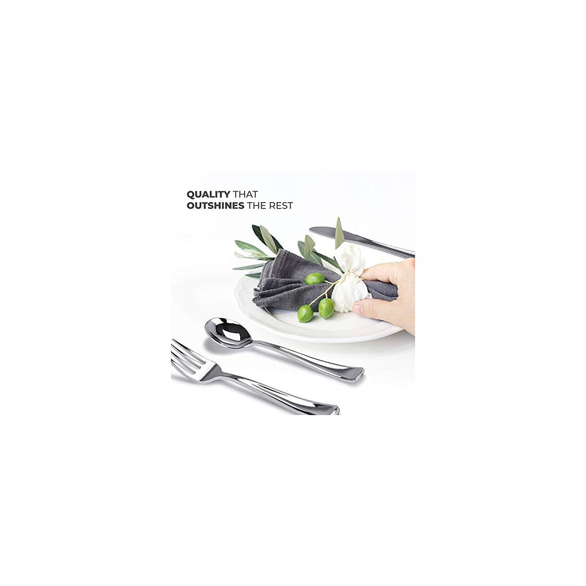 Pack Silver Plastic Cutlery Promo Codes - RebateKey