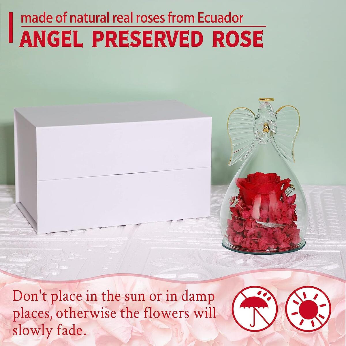 Sacredyna Angel Preserved Rose Deal - RebateKey