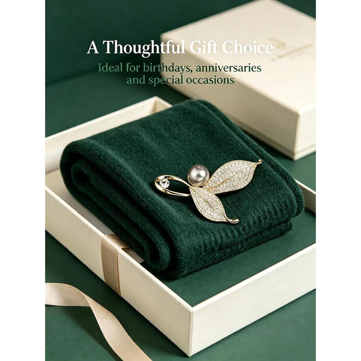 Leaf Pearl Brooch Promo Codes - RebateKey