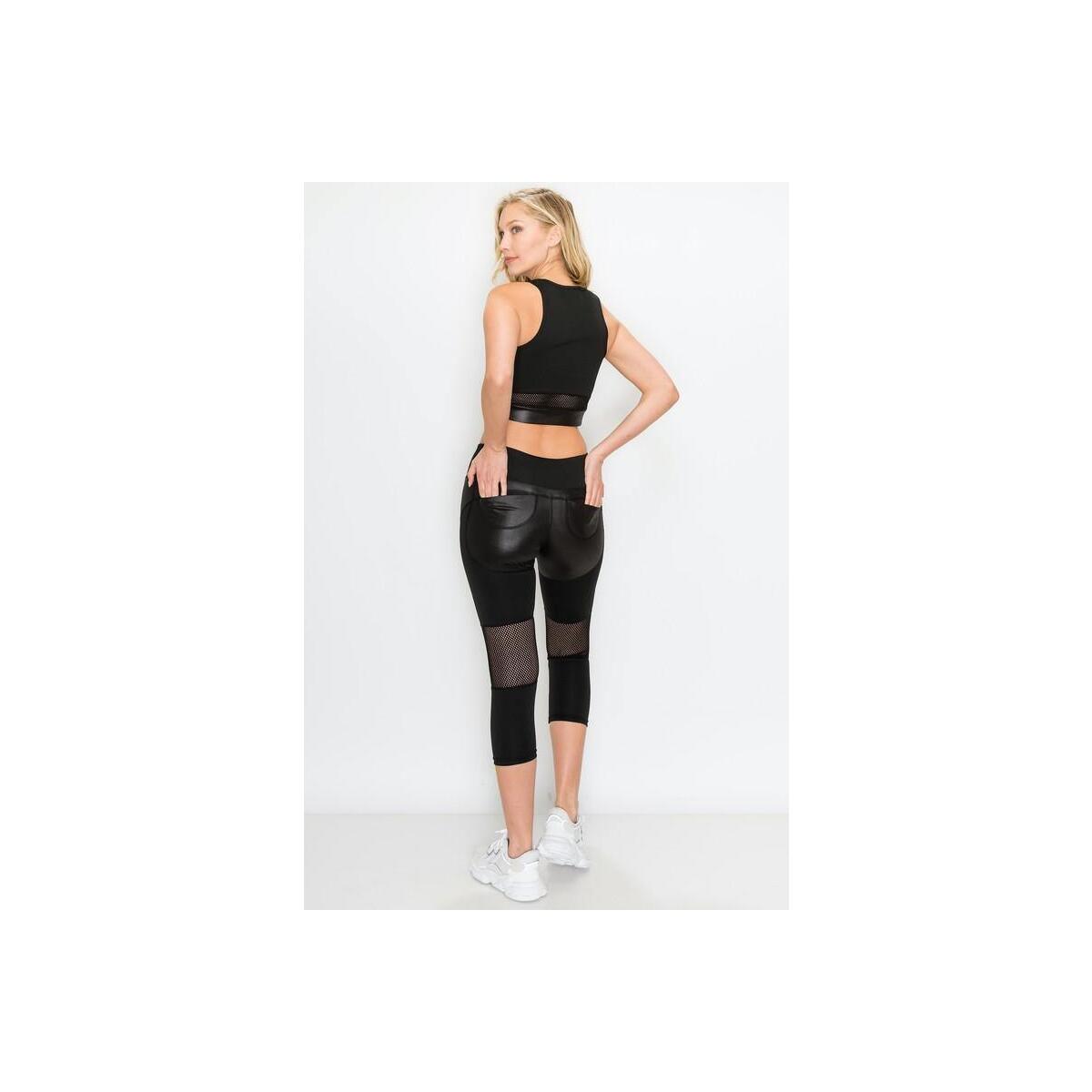 Sheer Mesh Top Capri 4 Coupon - RebateKey