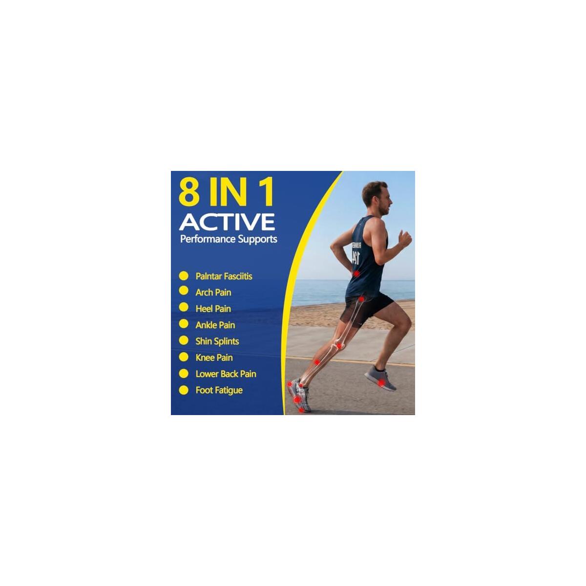 Running Insoles Arch Support Inserts For Men Deal - RebateKey