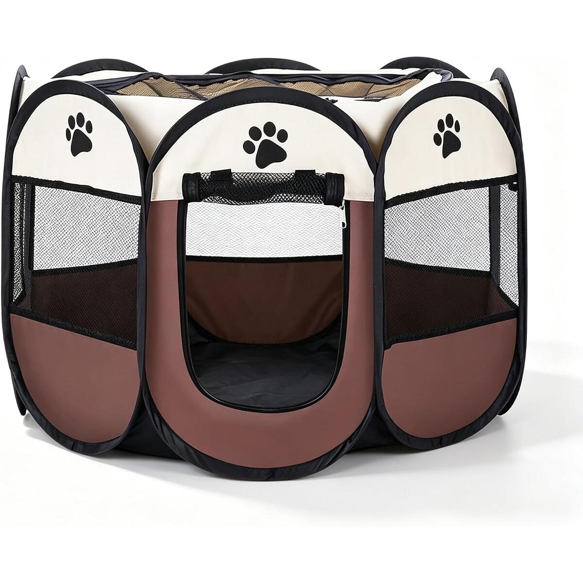 Foldable Pet Playpen 71.9x71.9x44.9cm Oxford Fabric