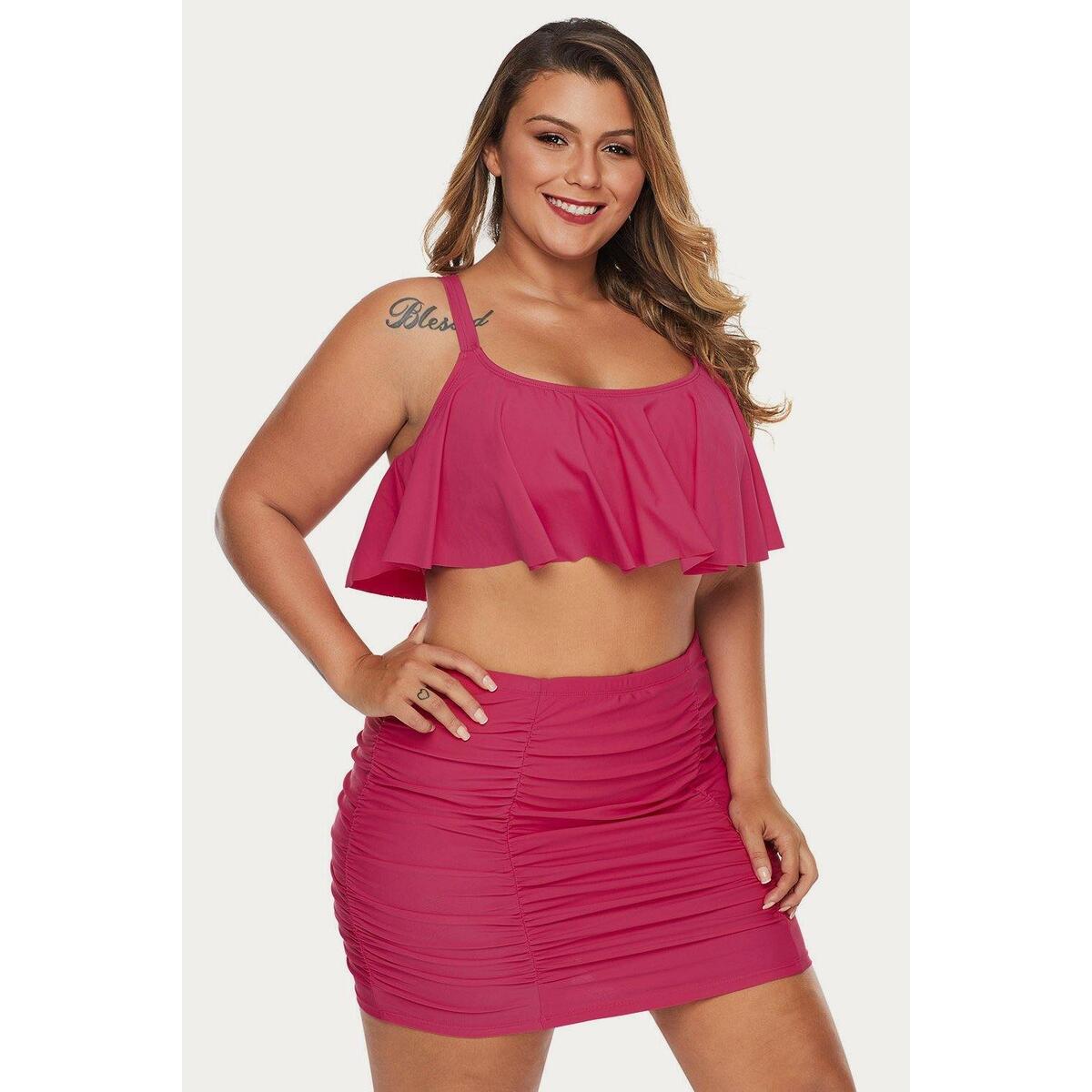 Strappy Ruffle Plus Size Promo Codes - RebateKey