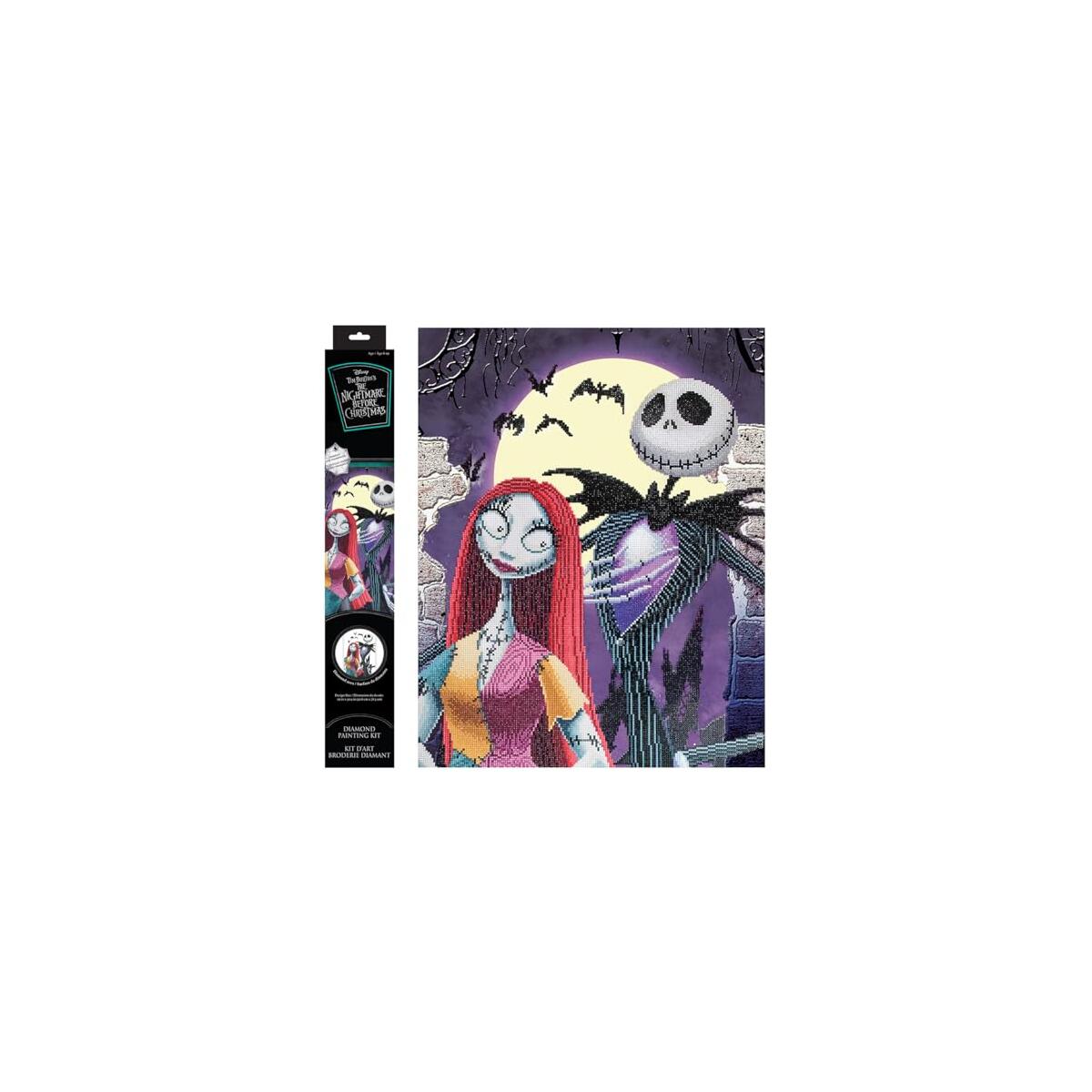 Diamond Dotz Jack & Sally Diamond Painting Kits for Adults - Diamond Art Kits a Relaxing Creative Craft Kit with Dotz Gems 12x12