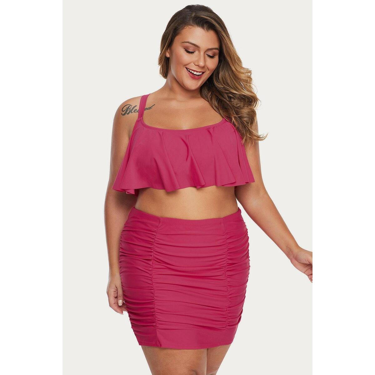 Strappy Ruffle Plus Size Promo Codes - RebateKey