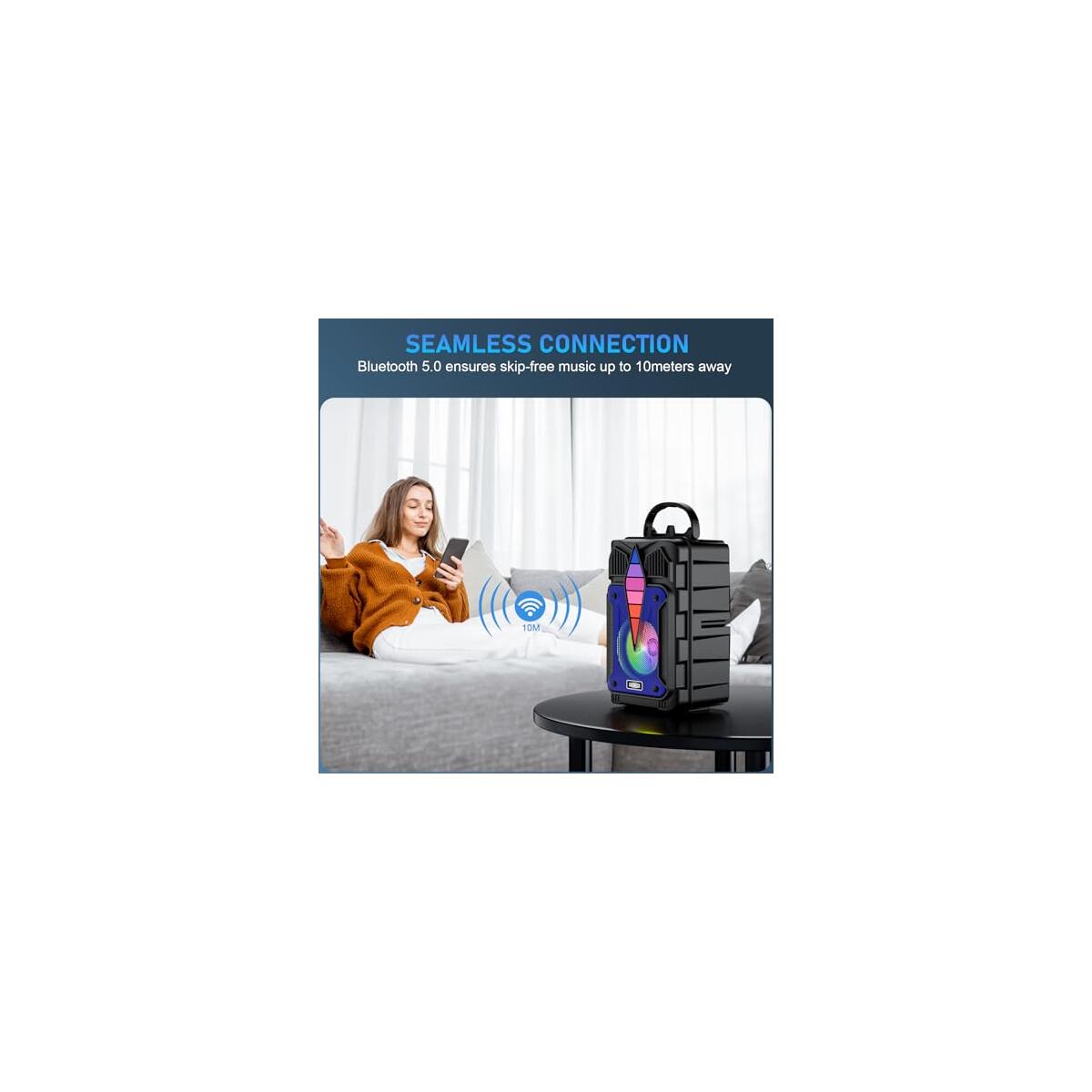 Portable Bluetooth Speaker With Voice Controlled Deal - RebateKey