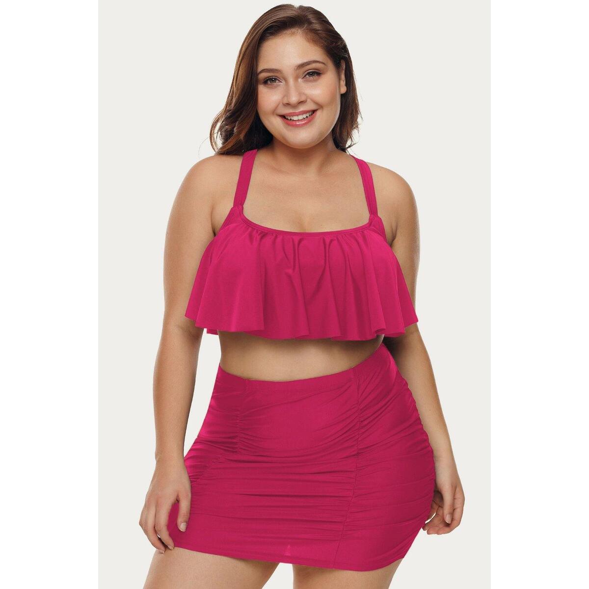 Strappy Ruffle Plus Size Promo Codes - RebateKey