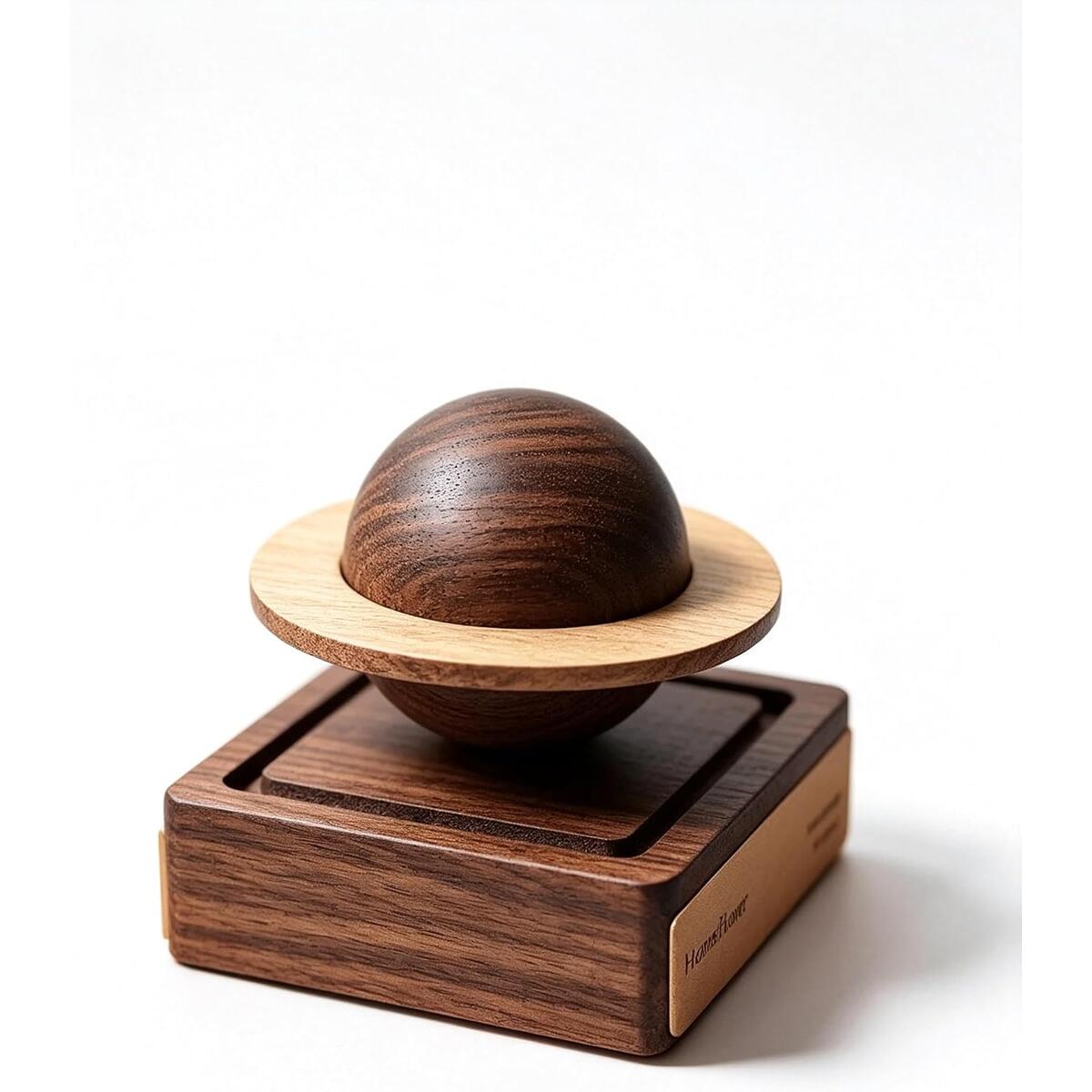 Handcrafted Planet Aroma Diffuser Black Walnut Wood