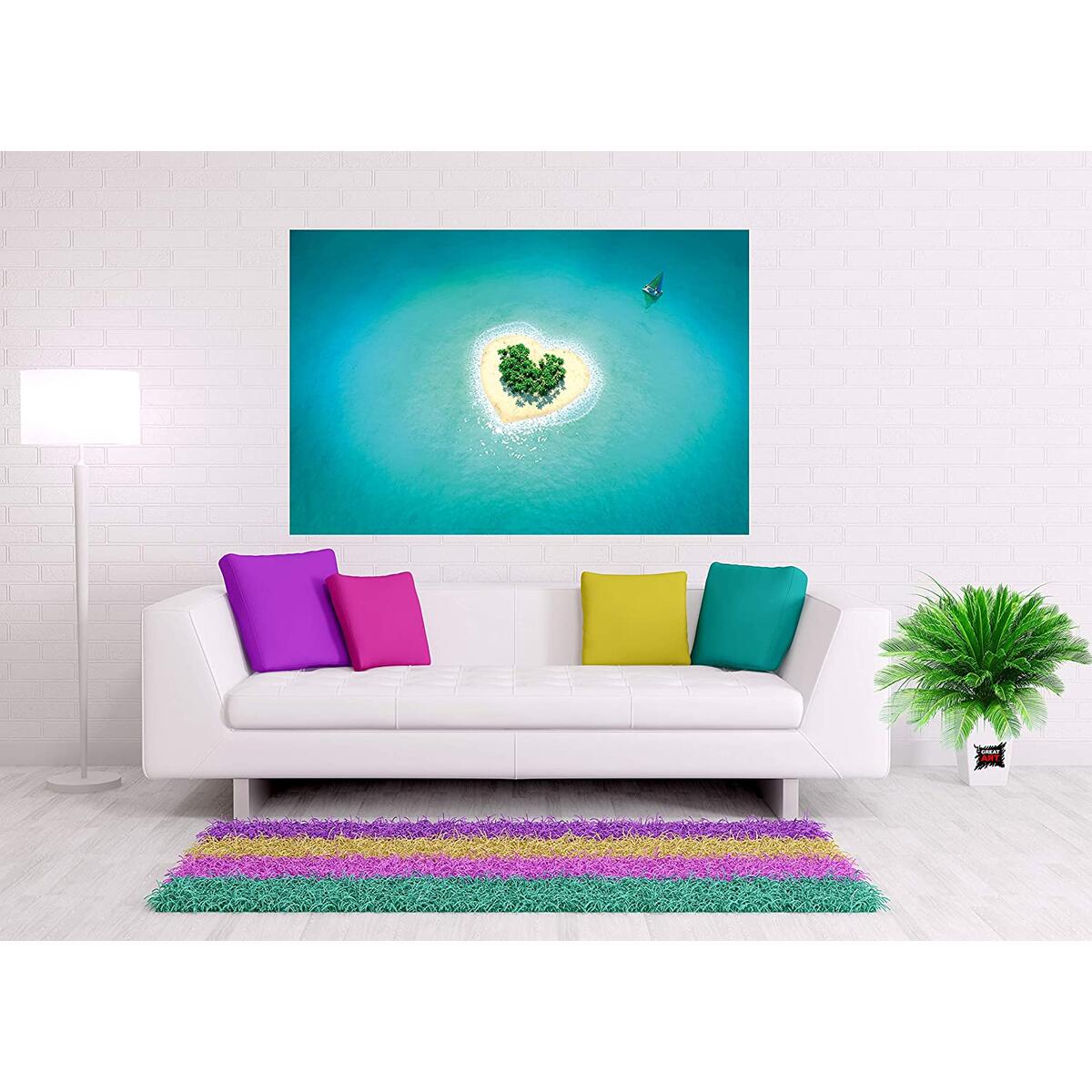 Poster Heart Shaped Island Coupon - RebateKey
