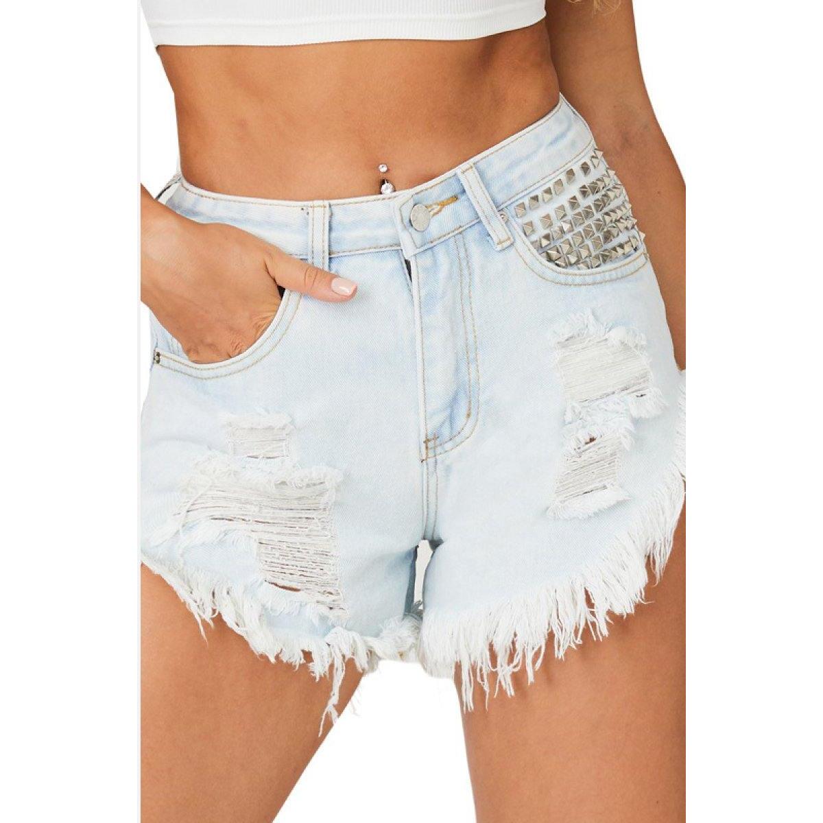 Punked Denim Shorts Deals - RebateKey