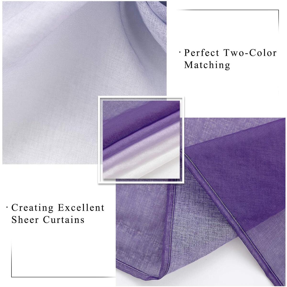 Purple Ombre Sheer Curtains Coupon - RebateKey