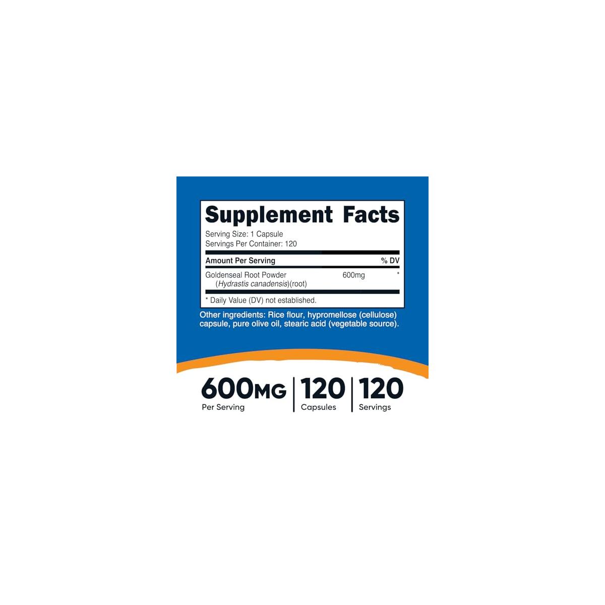 Nutricost Goldenseal Root Mg Promo Codes - RebateKey