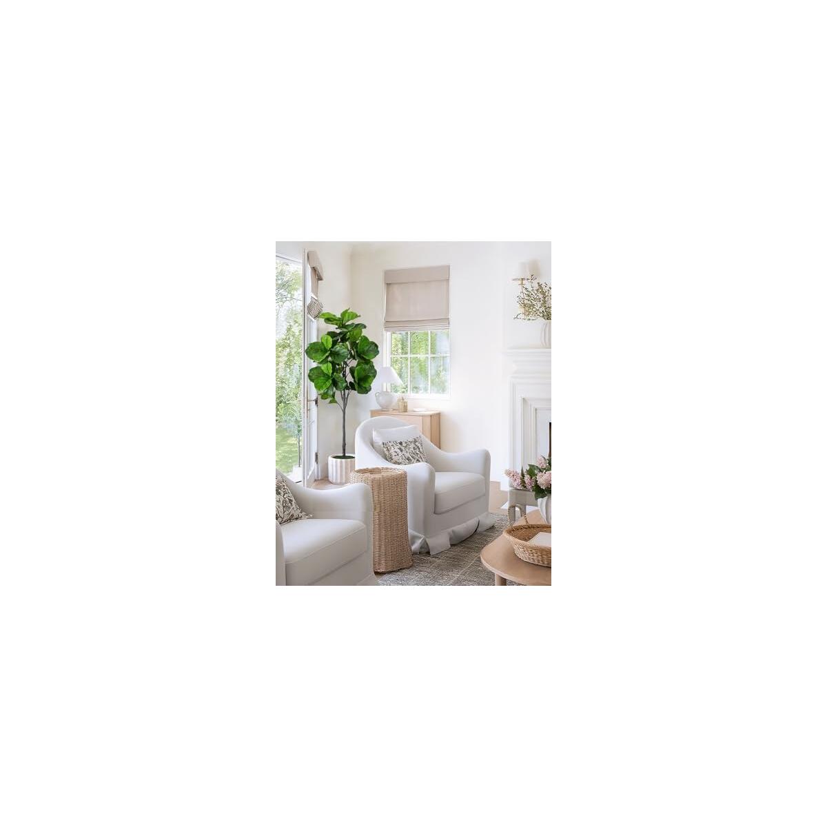 Artificial Fiddle Fig Tree 6ft Home Indoor Coupons - RebateKey