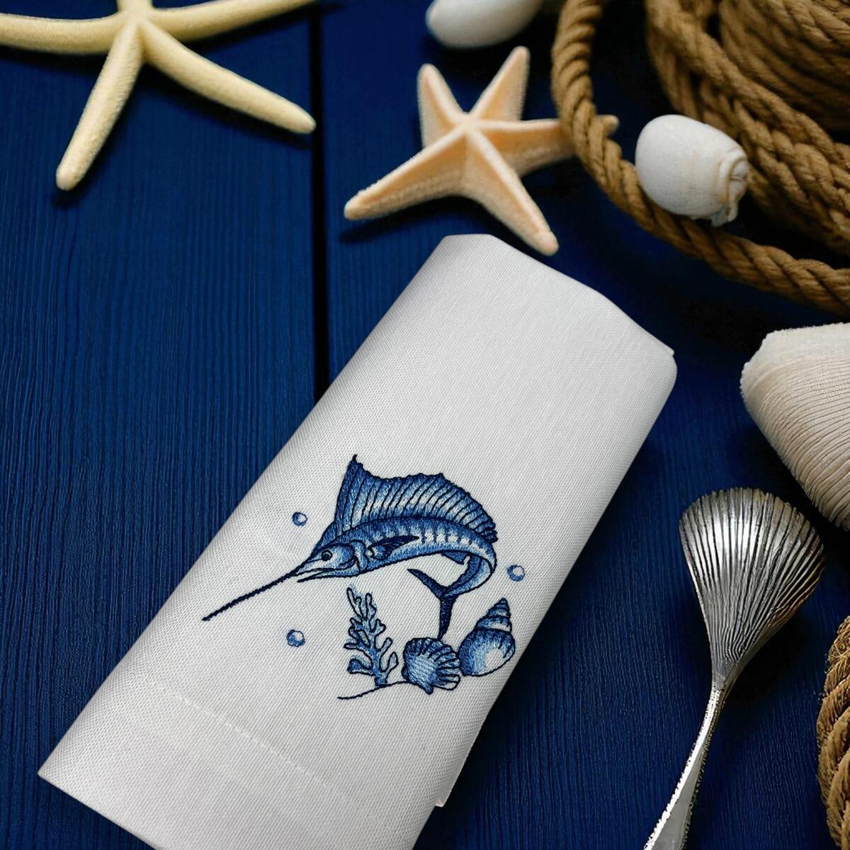 Embroidered Floral Linen Napkins Deal - RebateKey