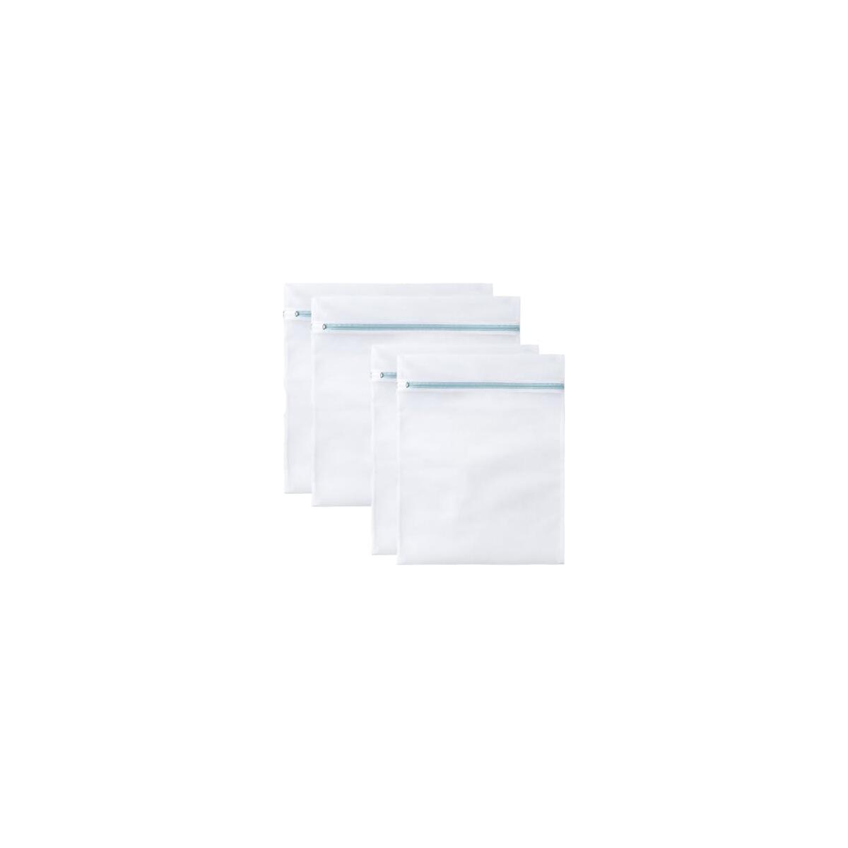 4 Pcs Large Mesh Laundry Bags for Delicates Intimates Lingerie with Zipper 2 Pcs 20” x 24”, 2 Pcs 24” x 24”