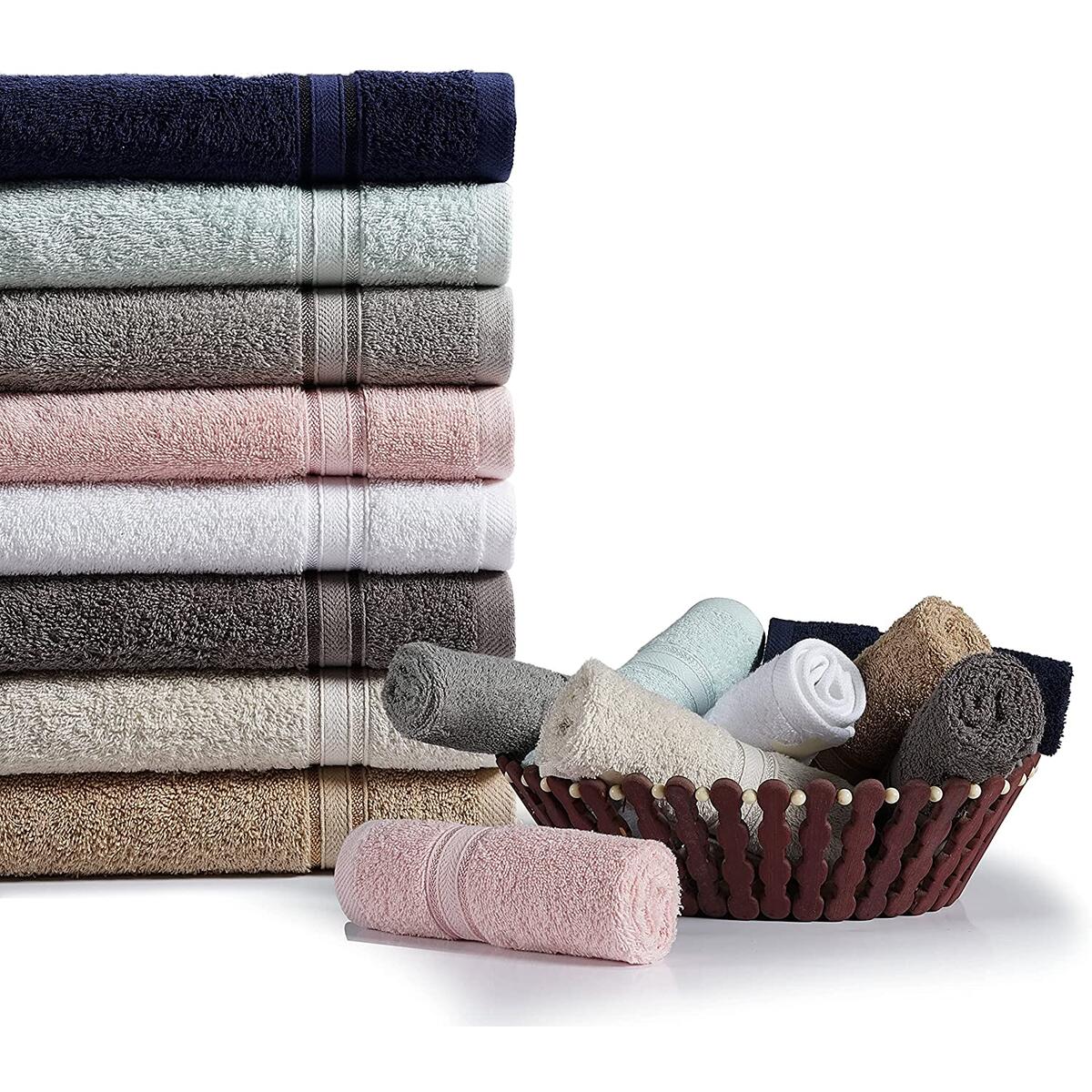 Grey Bath Towels Set Coupons - RebateKey
