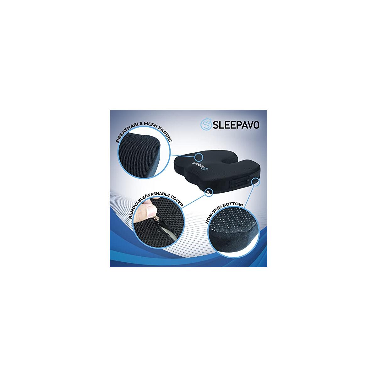 Sleepavo Black Memory Foam Deal - RebateKey