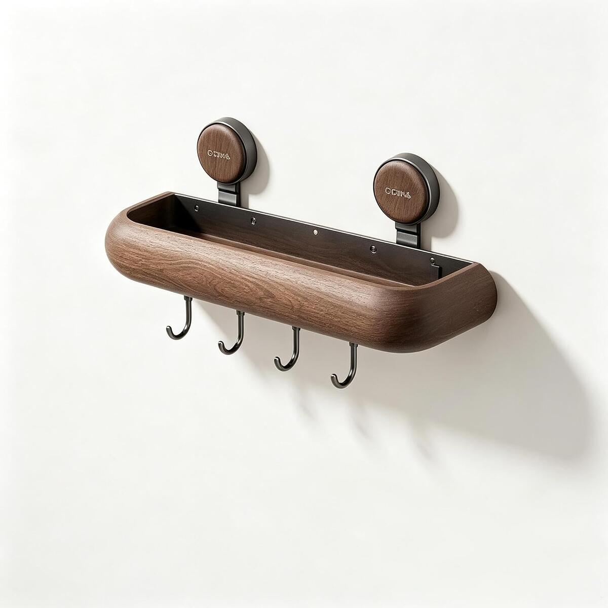 Under-Cabinet Toothbrush Holder for 4 People