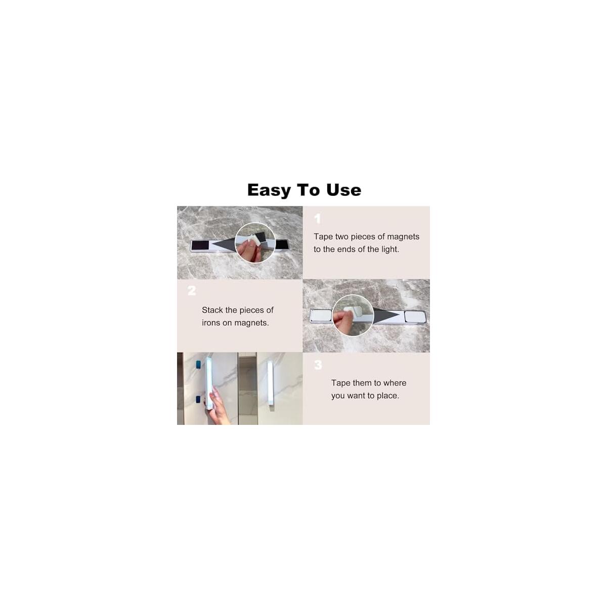 6 Pack Motion Sensor Under Cabinet Light 8 Inch Coupons - RebateKey