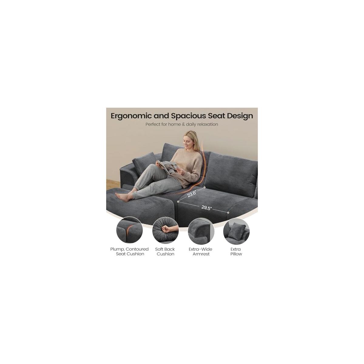 Sikaic Cloud Couch Deals - RebateKey