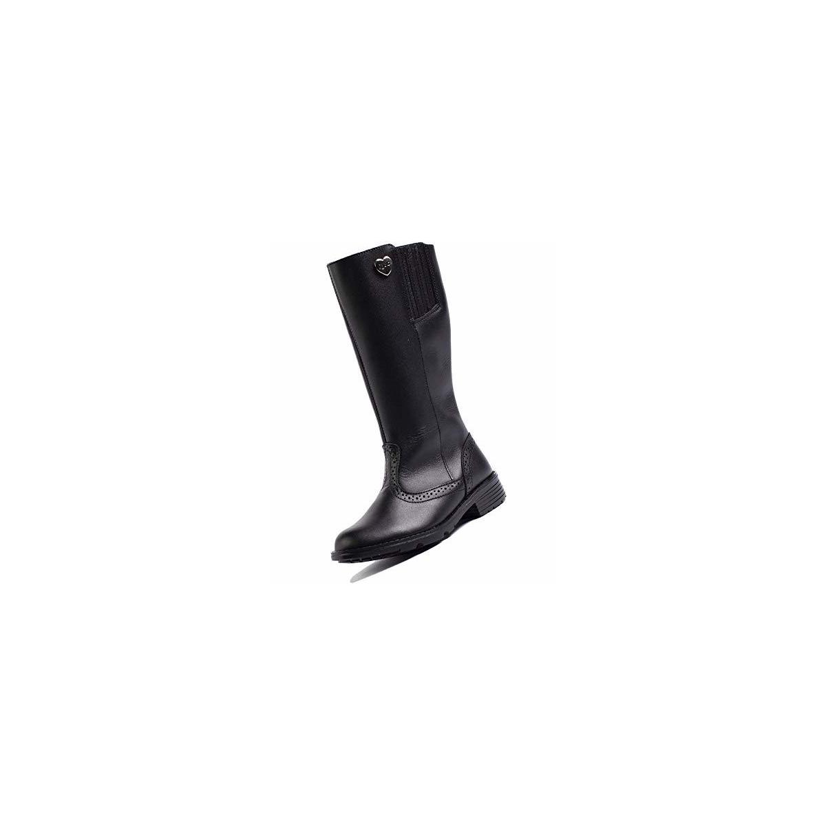 Dogi Little Girls Knee High Riding Boots Full Grain Premium Leather Boot With Promo Code - RebateKey