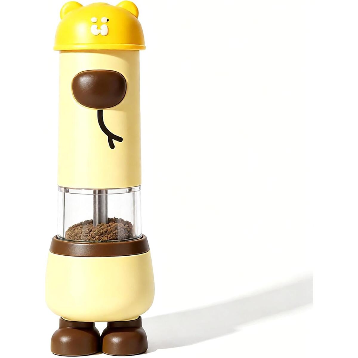 Electric Spice Grinder Rechargeable Pepper Mill, Yellow