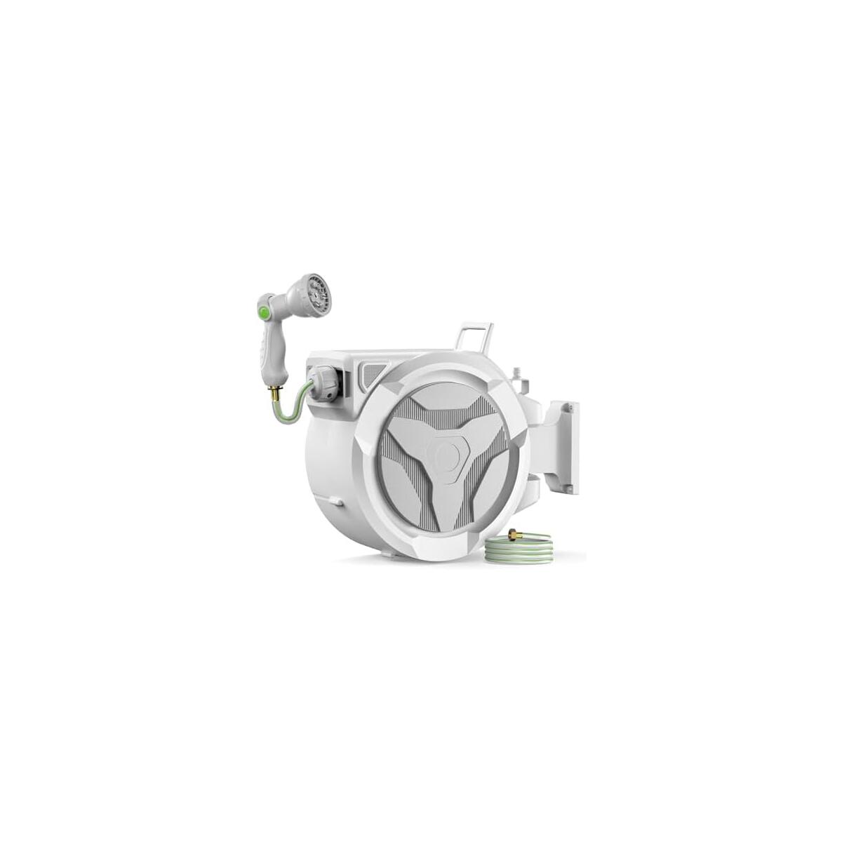 PRIME DEAL! 100ft Retractable Garden Hose Reel 1/2