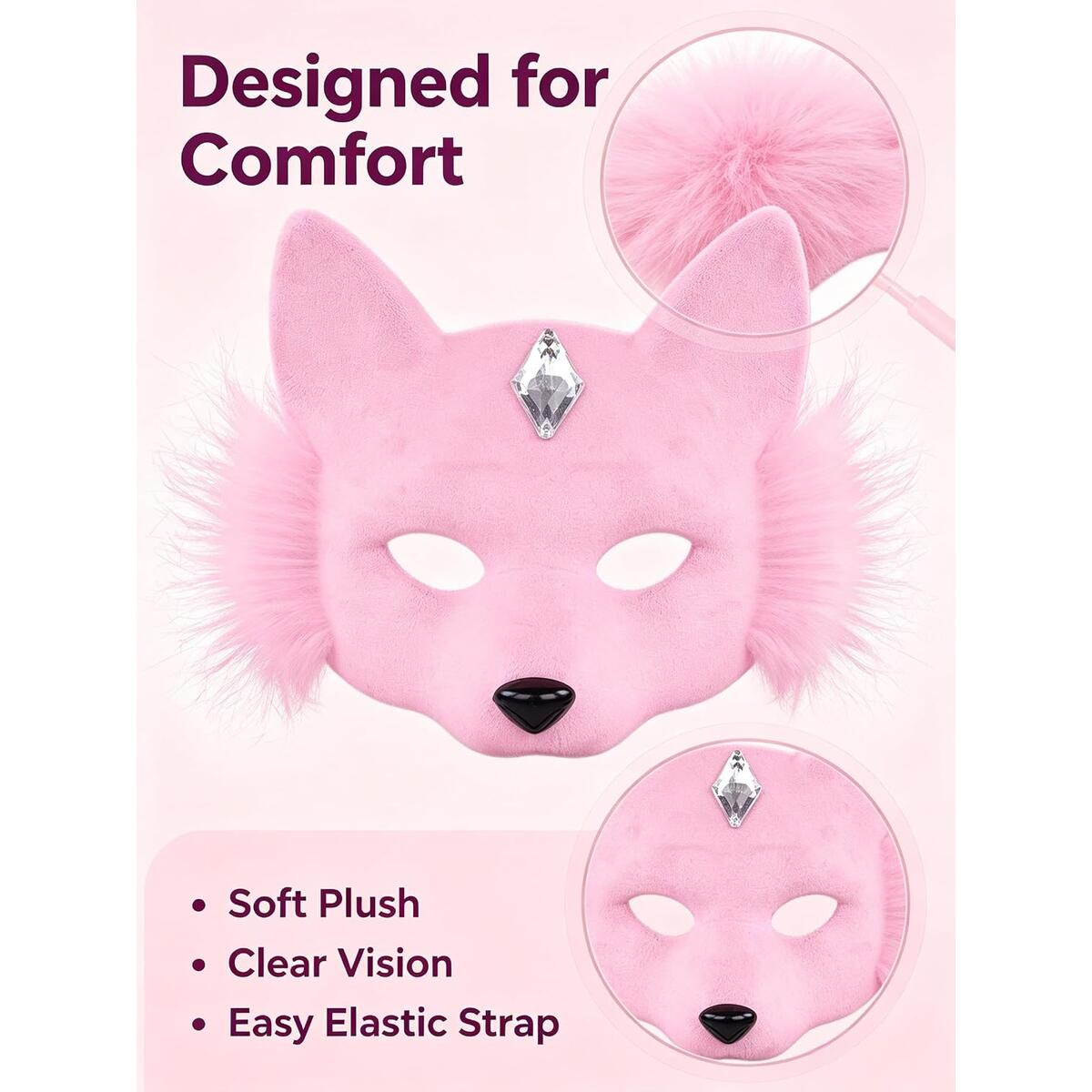 Pink Plush Fox Half 1 Deals - RebateKey
